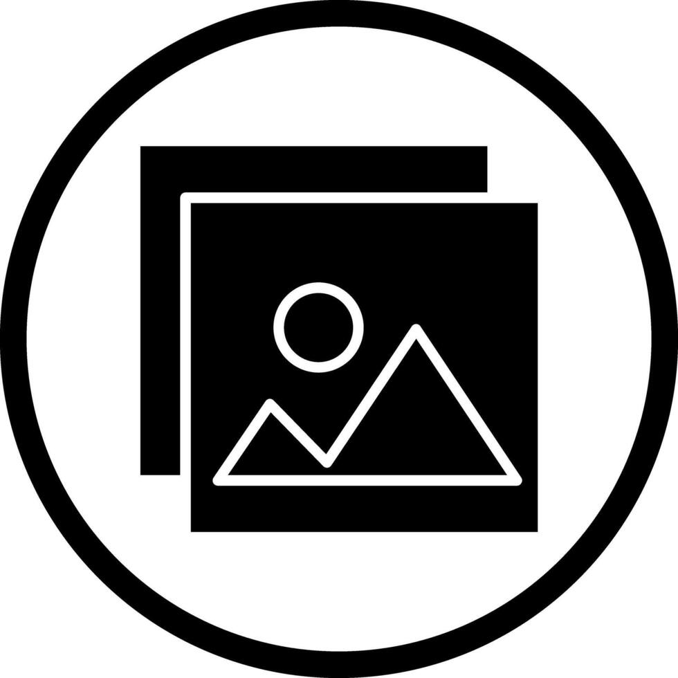 Photo Memories Icon Design vector