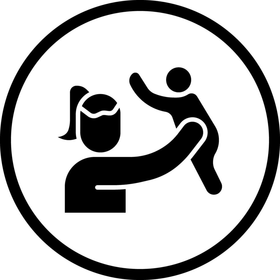 Mother and Son Icon Design vector