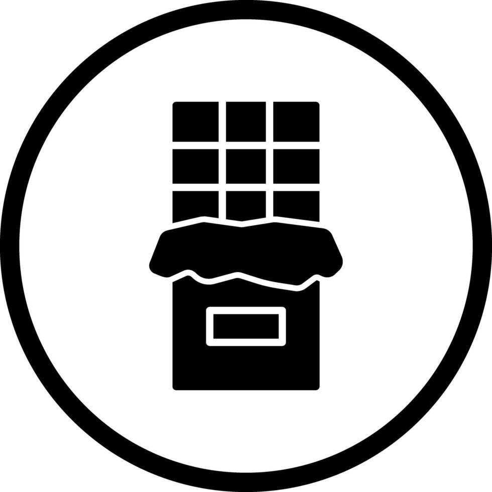 Chocolate Bar Icon Design vector