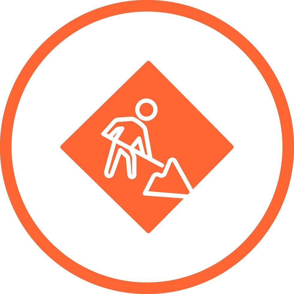Construction Sign Icon Design vector