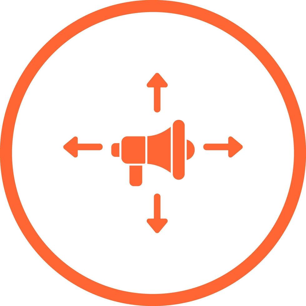 Ad Campaign Icon Design vector