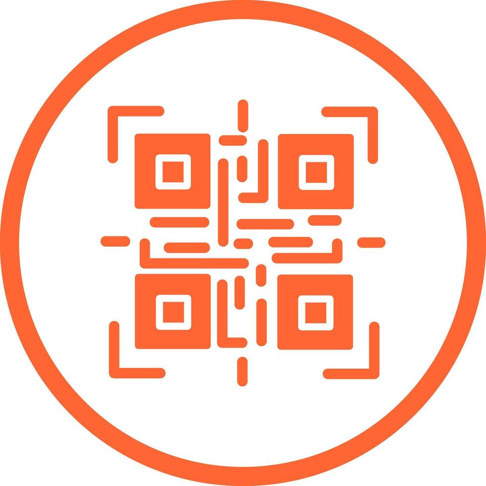 qr código lector icono diseño vector