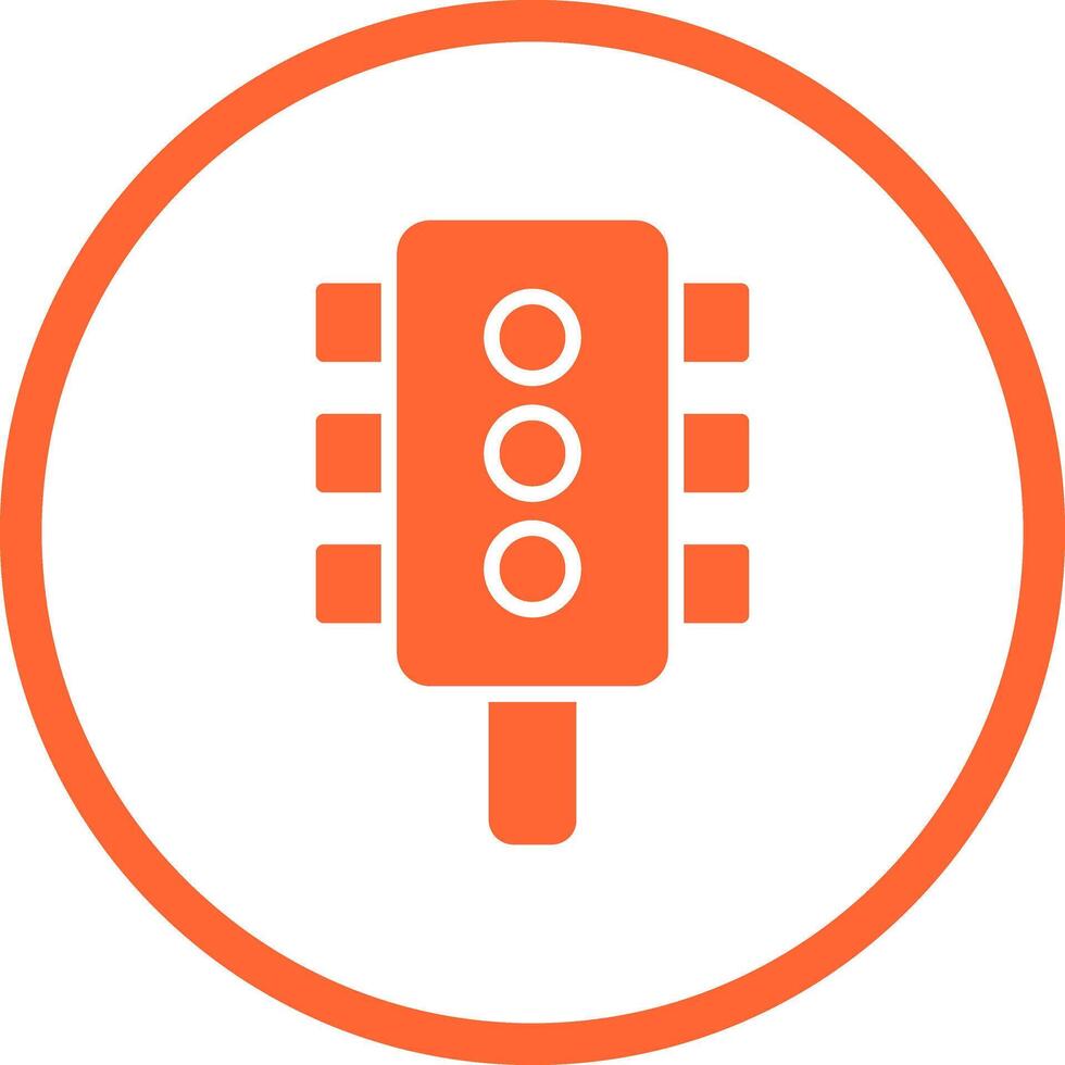 Traffic Light Icon Design vector