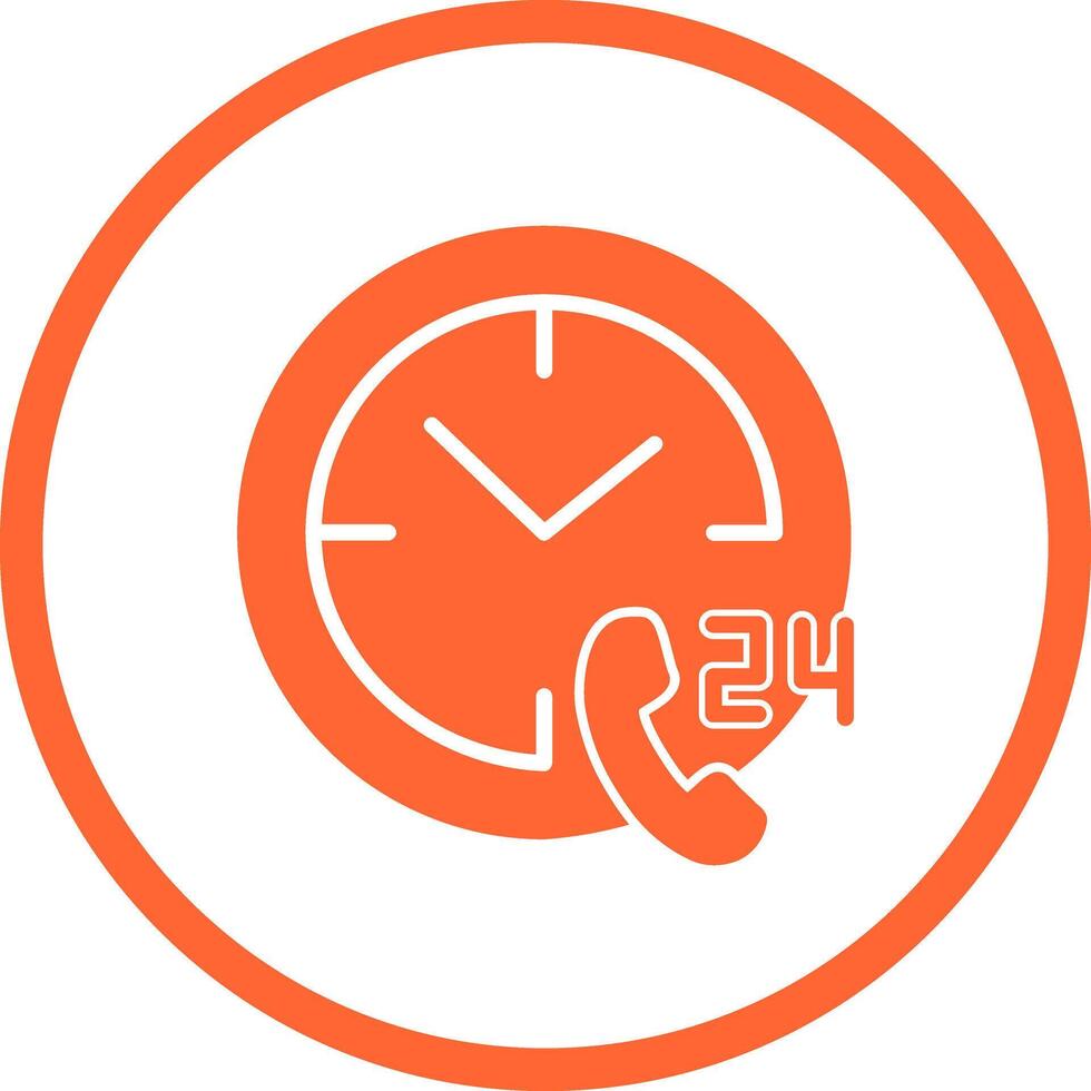 Phone Assistance Icon Design vector