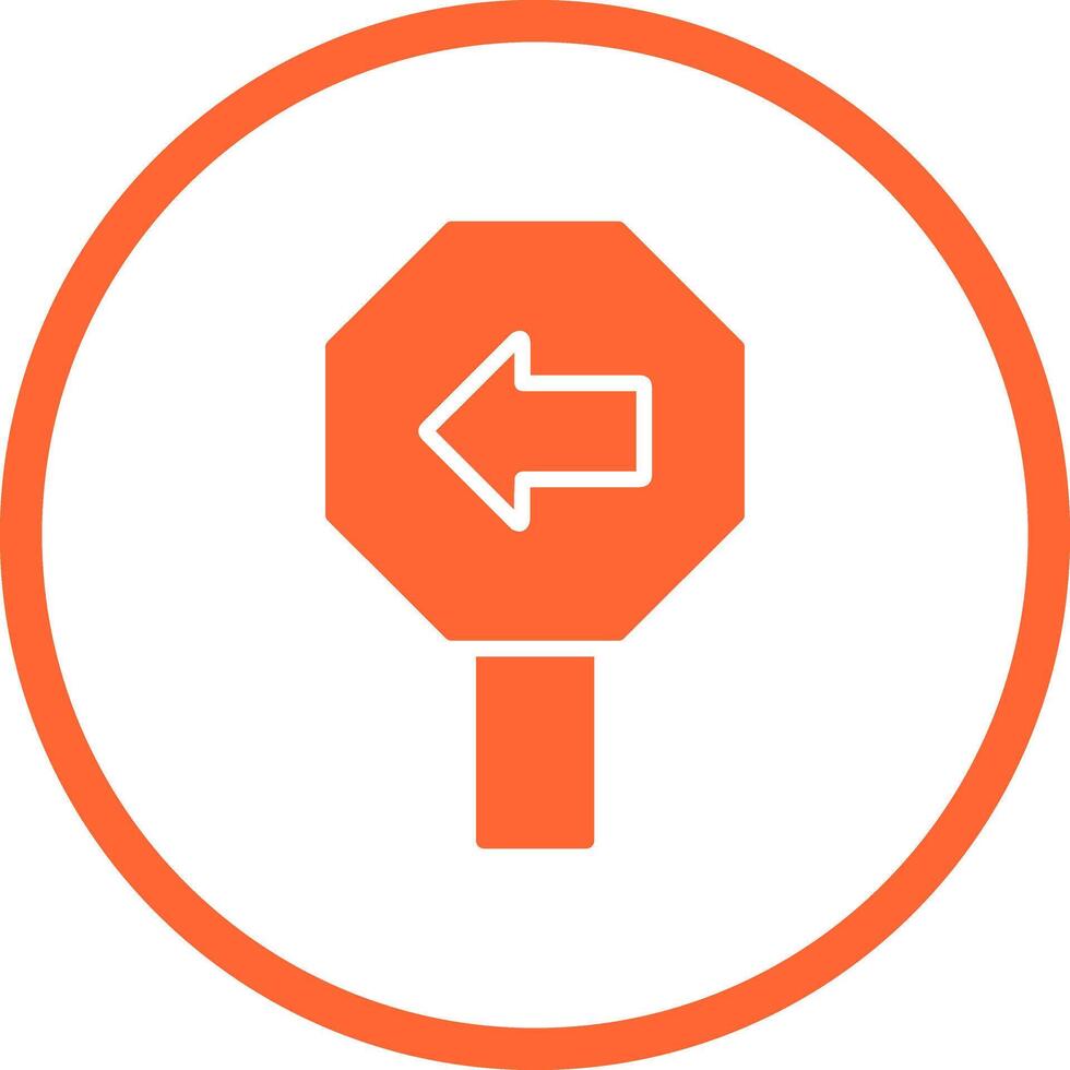 Left Arrow Icon Design vector
