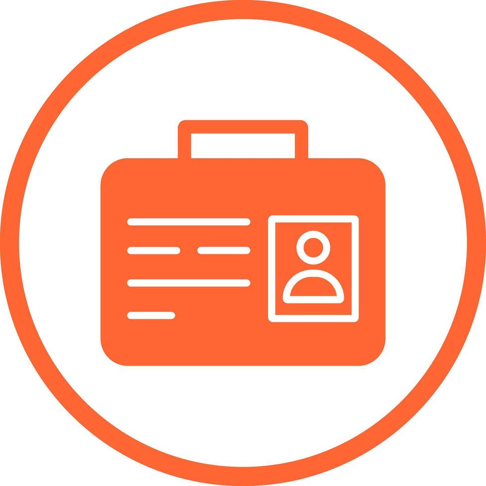Office Card Icon Design vector