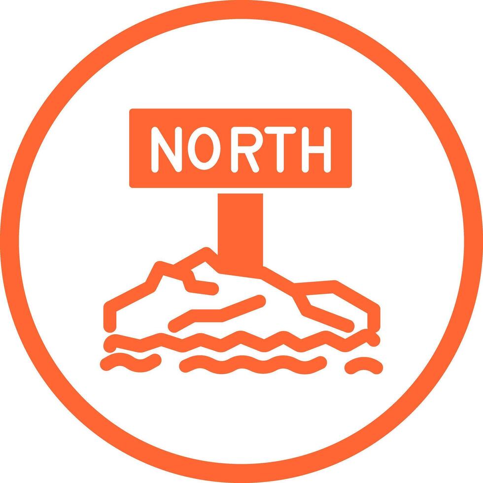 Northpole Icon Design vector