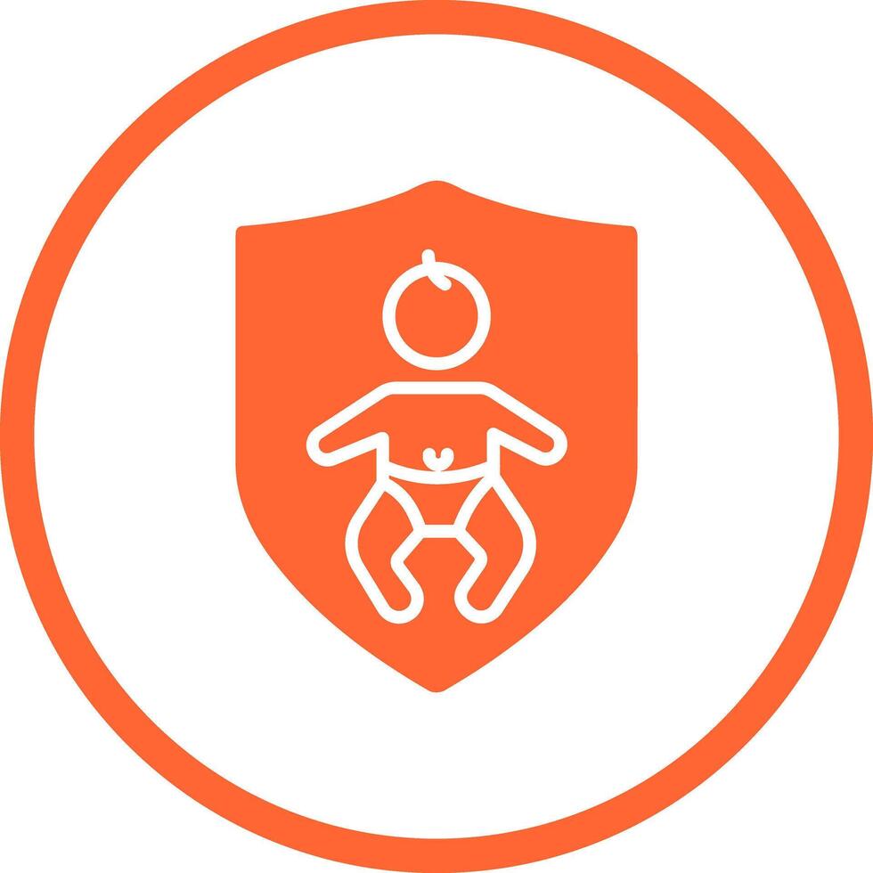 Baby Safety Icon Design vector