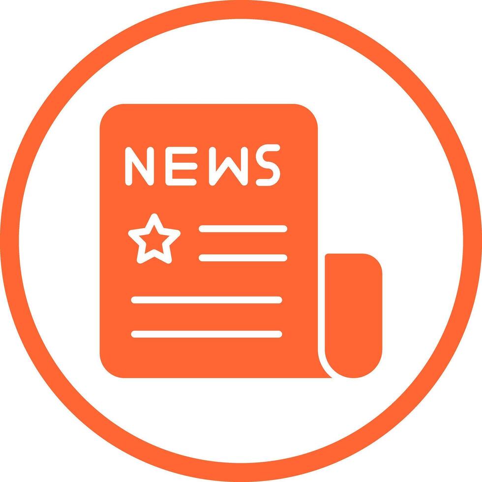 News Headlines Icon Design vector