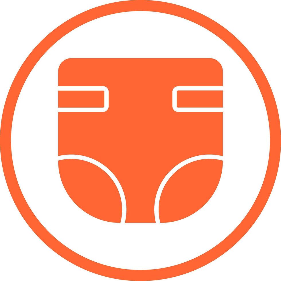 Diaper Changing Icon Design vector