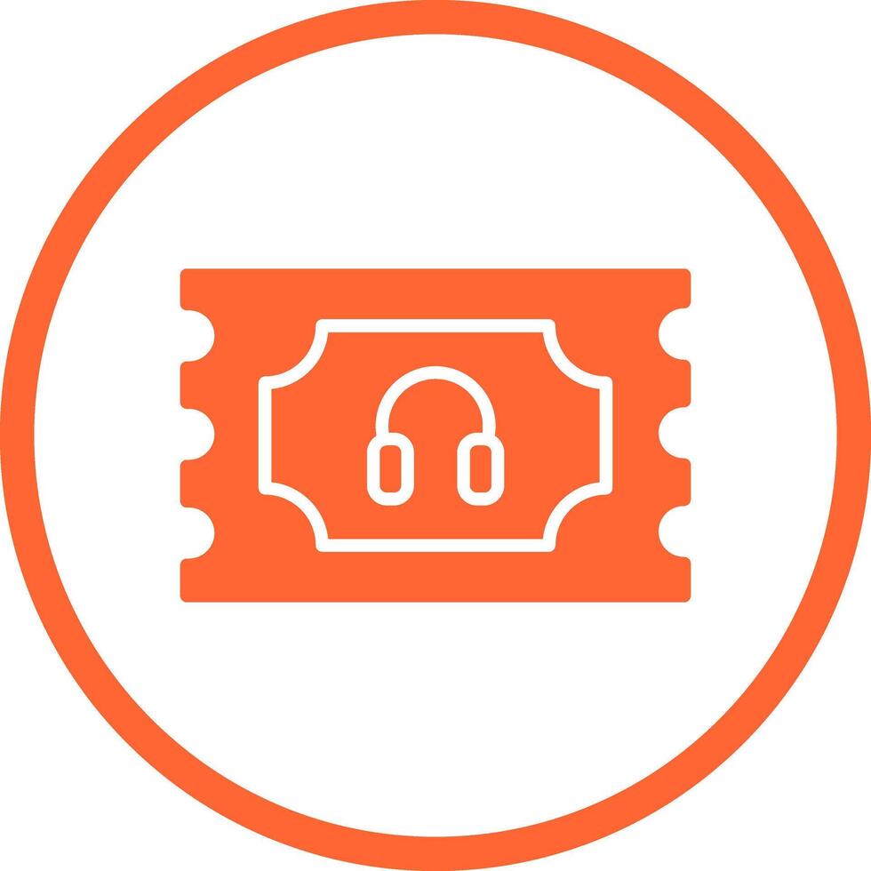 Support Ticket Icon Design vector