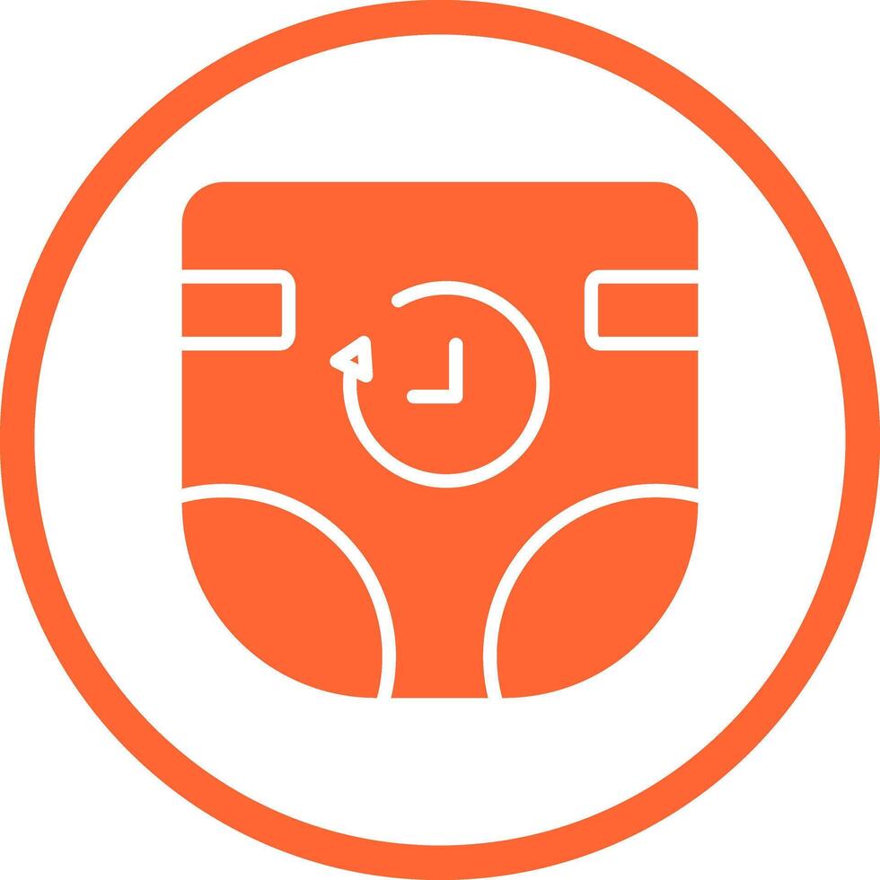 Diaper Duty Icon Design vector