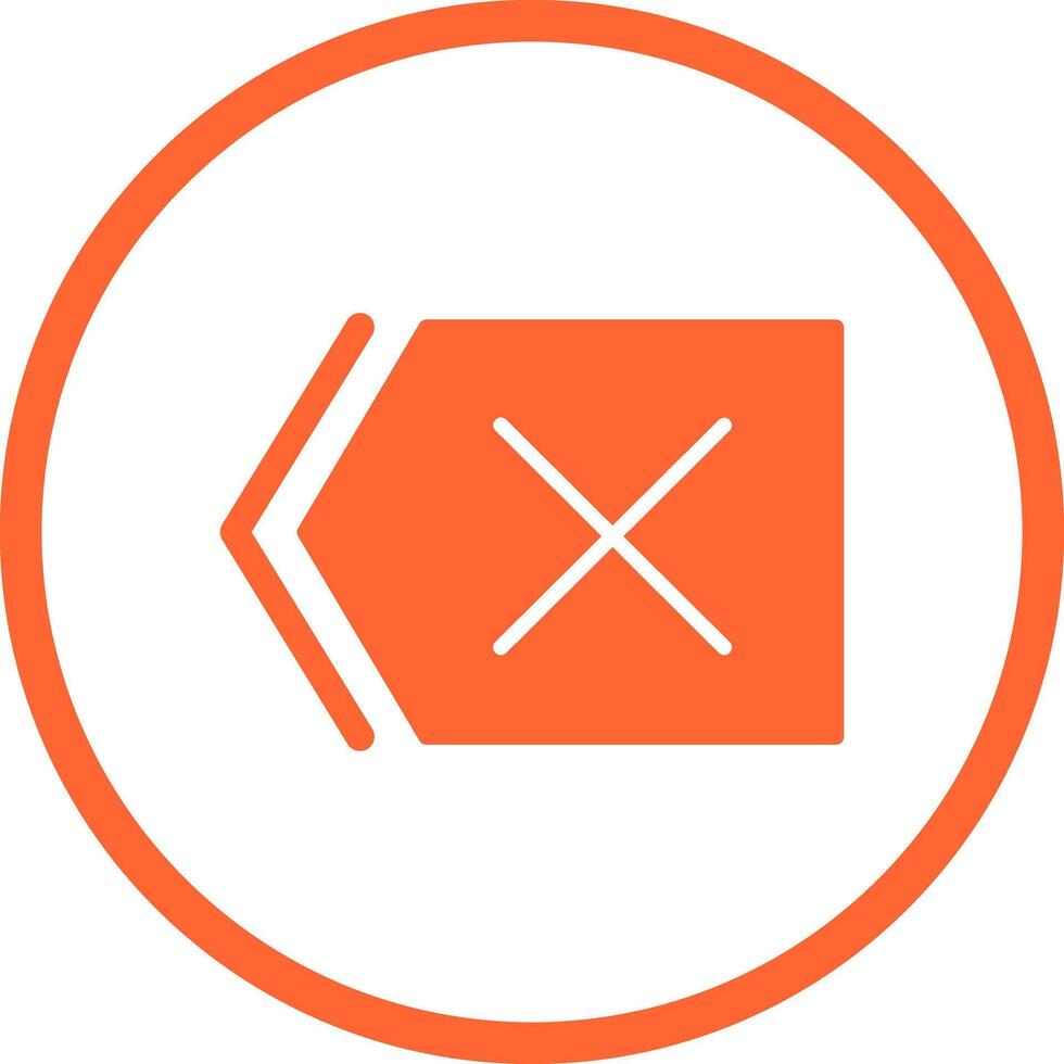 Delete Icon Design vector