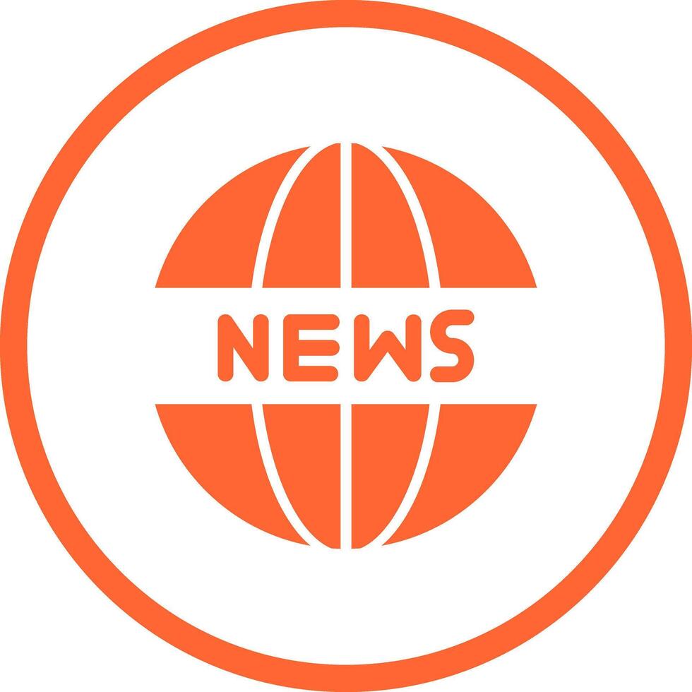 News Website Icon Design vector