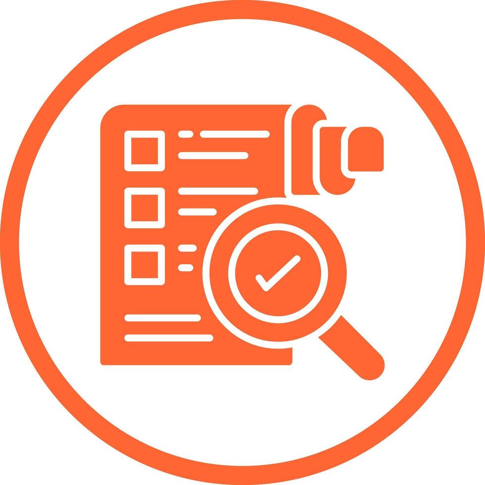 Profile Evaluation Icon Design vector