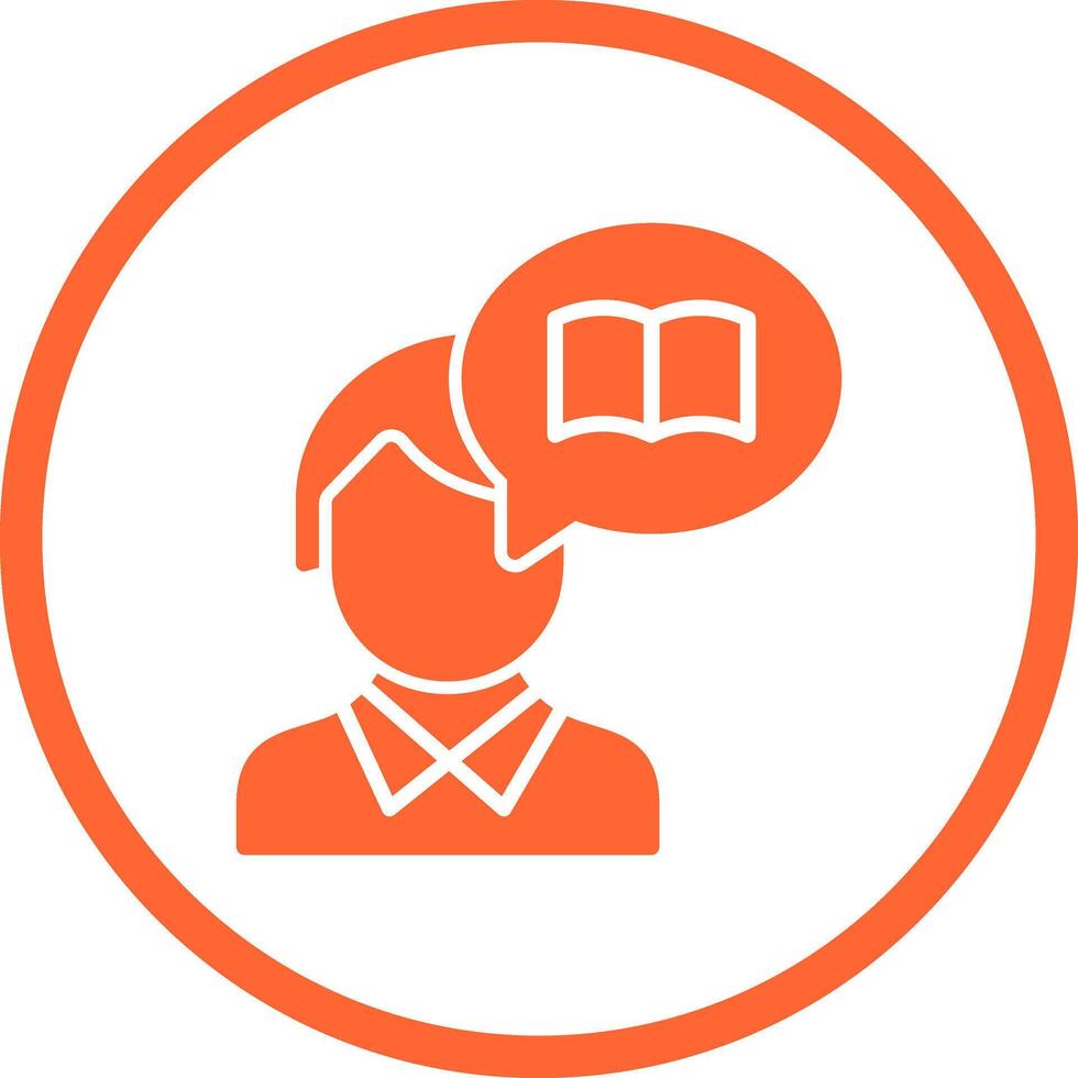 Storytelling Icon Design vector