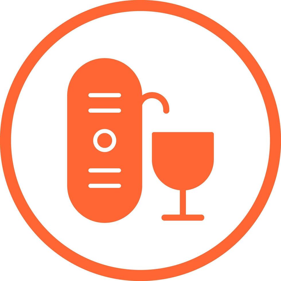 Wine Aerator Icon Design vector