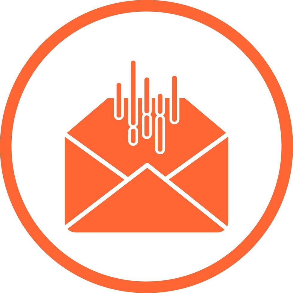 Mail Sorting Icon Design vector