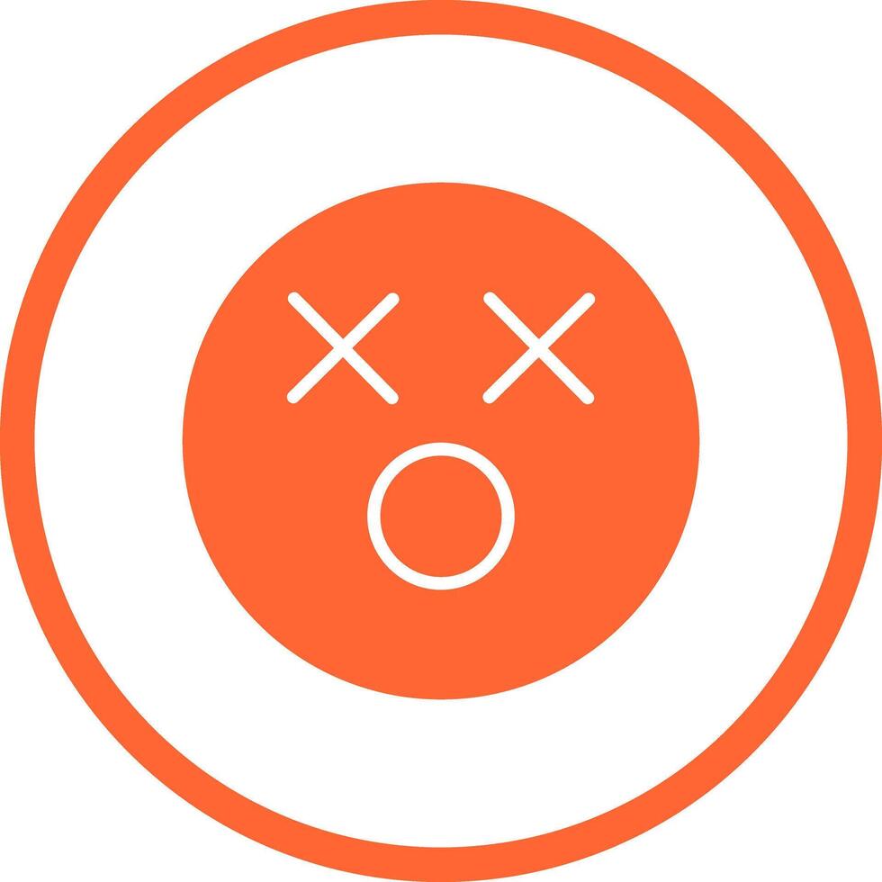Dizzy Face Icon Design vector
