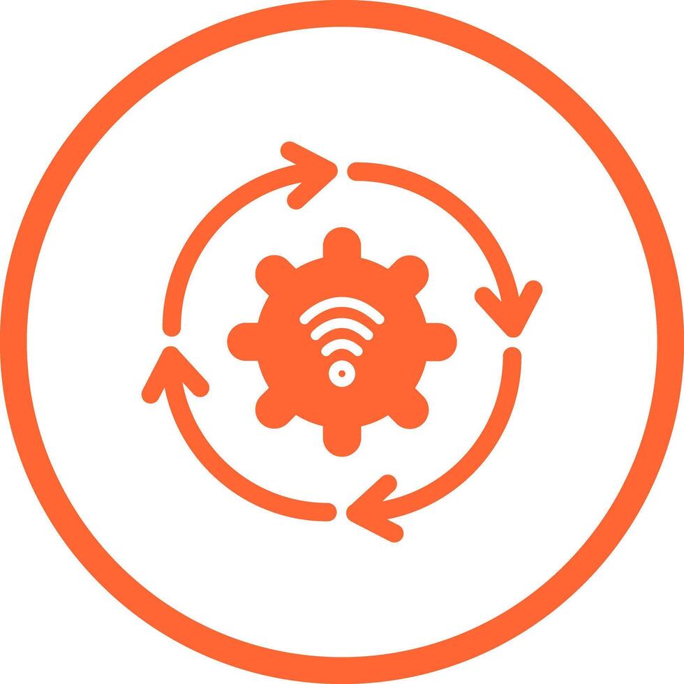 Automated Process Icon Design 52809591 Vector Art at Vecteezy