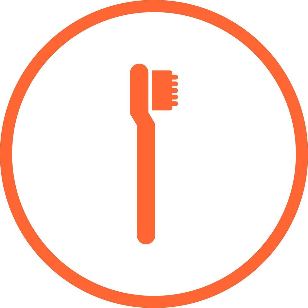 Tiny Toothbrush Icon Design vector