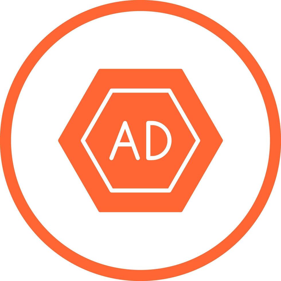Ad Blocker Icon Design vector