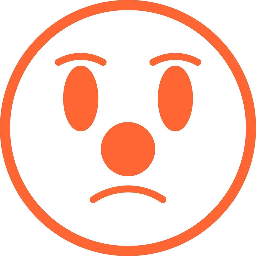 Clown Nose Icon Design vector