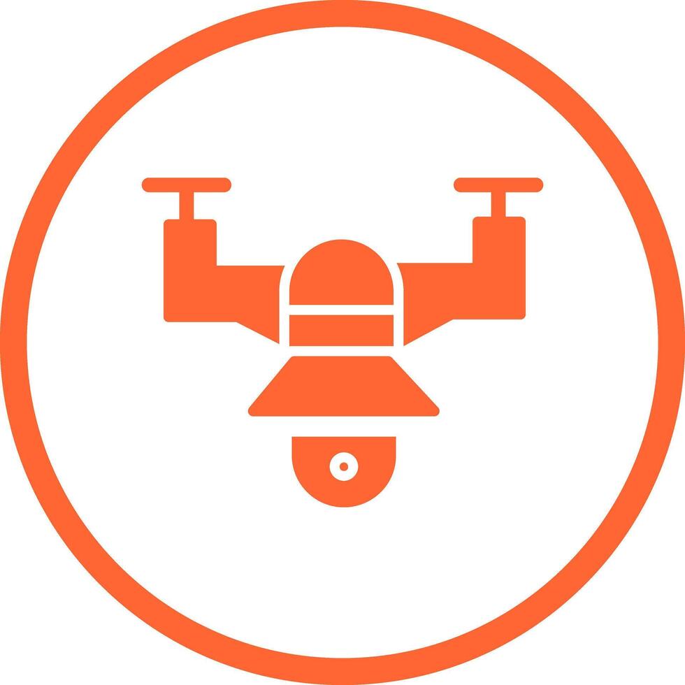 Drone Photography Icon Design vector