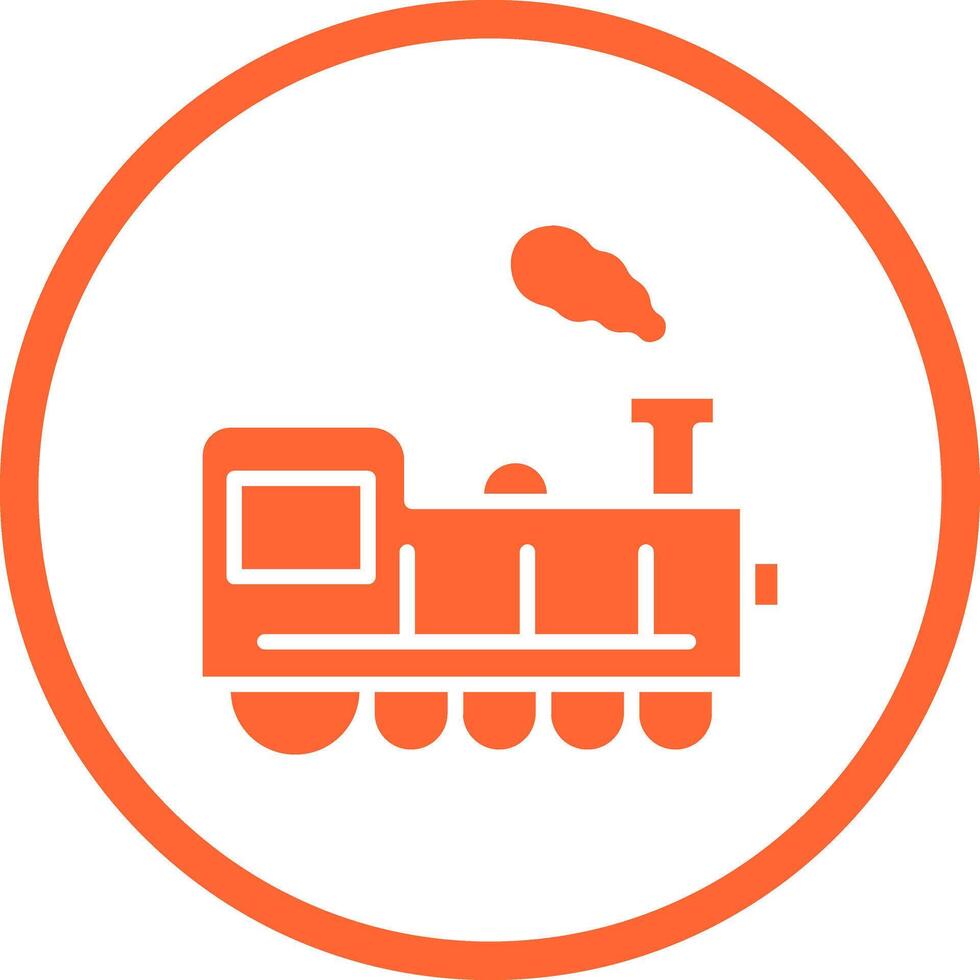 Locomotive Icon Design vector