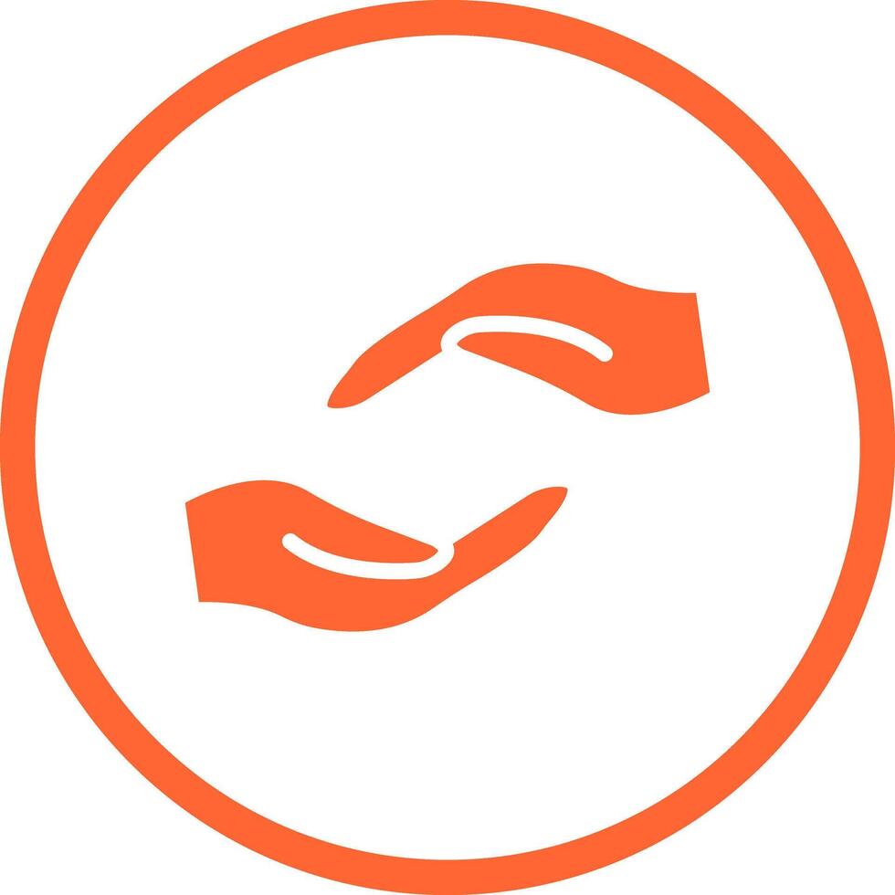 Supportive Hand Icon Design vector