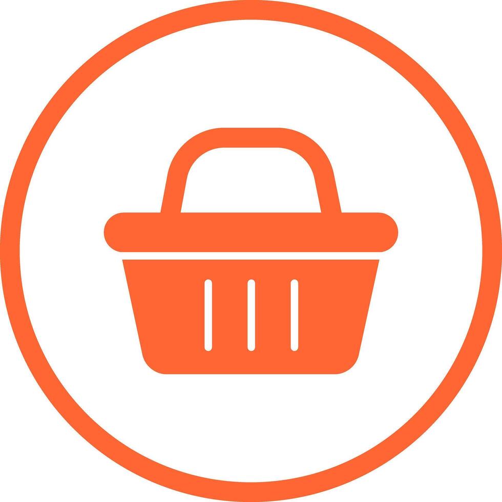 Shopping Basket II Icon Design vector