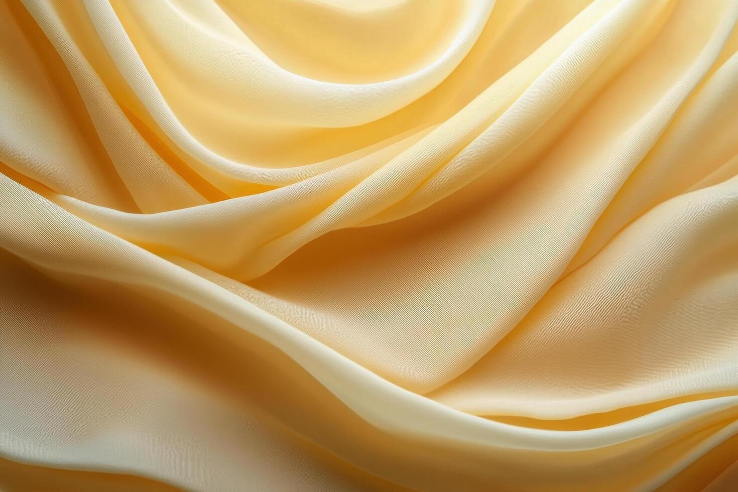 Soft orange fabric flowing with warm sunlight creating dynamic patterns on a wall photo