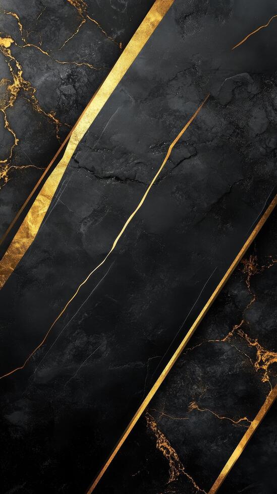Abstract golden and black design with sparkling effects suitable for background use photo