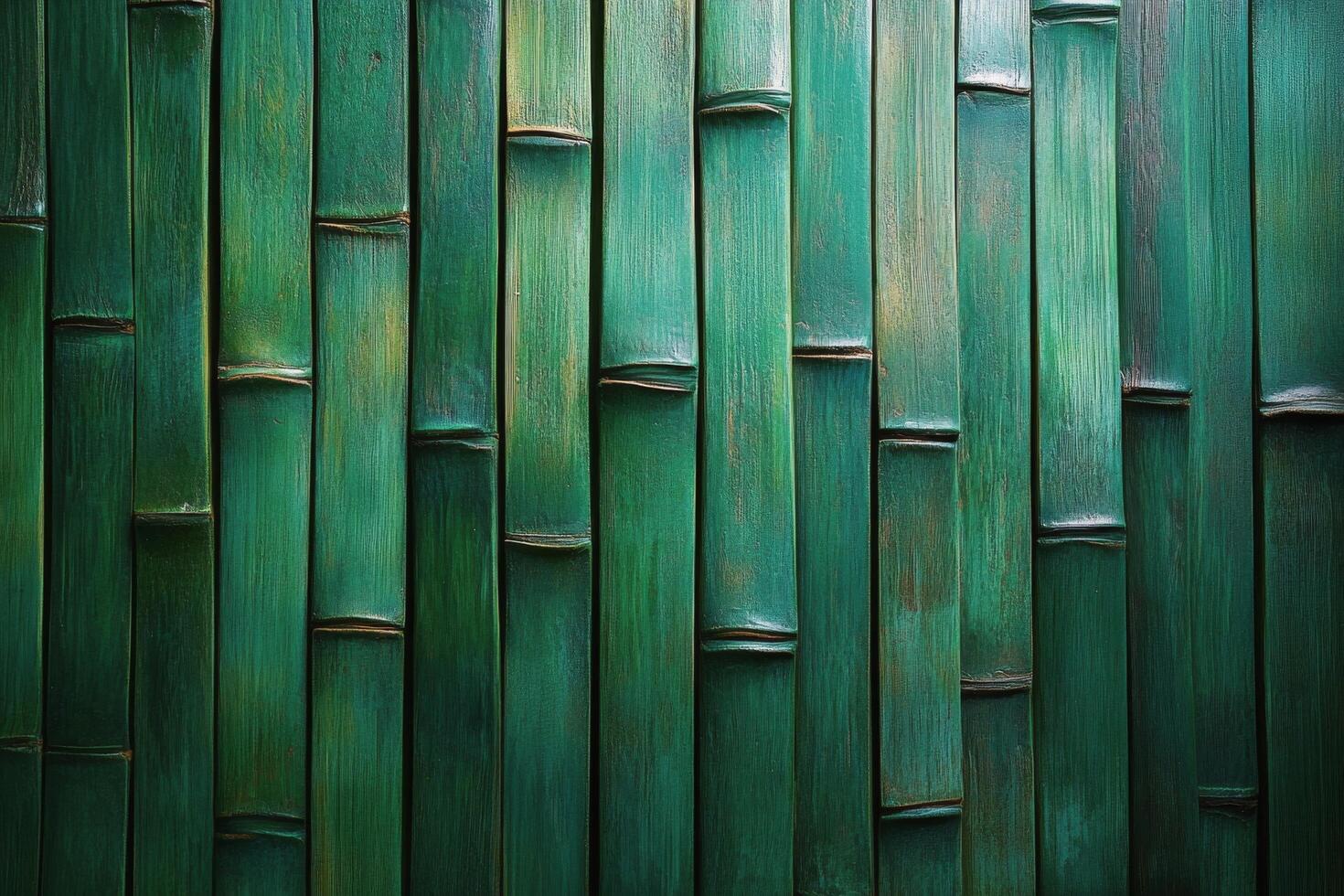 Freshly woven bamboo leaves arranged neatly on a surface under soft natural light photo