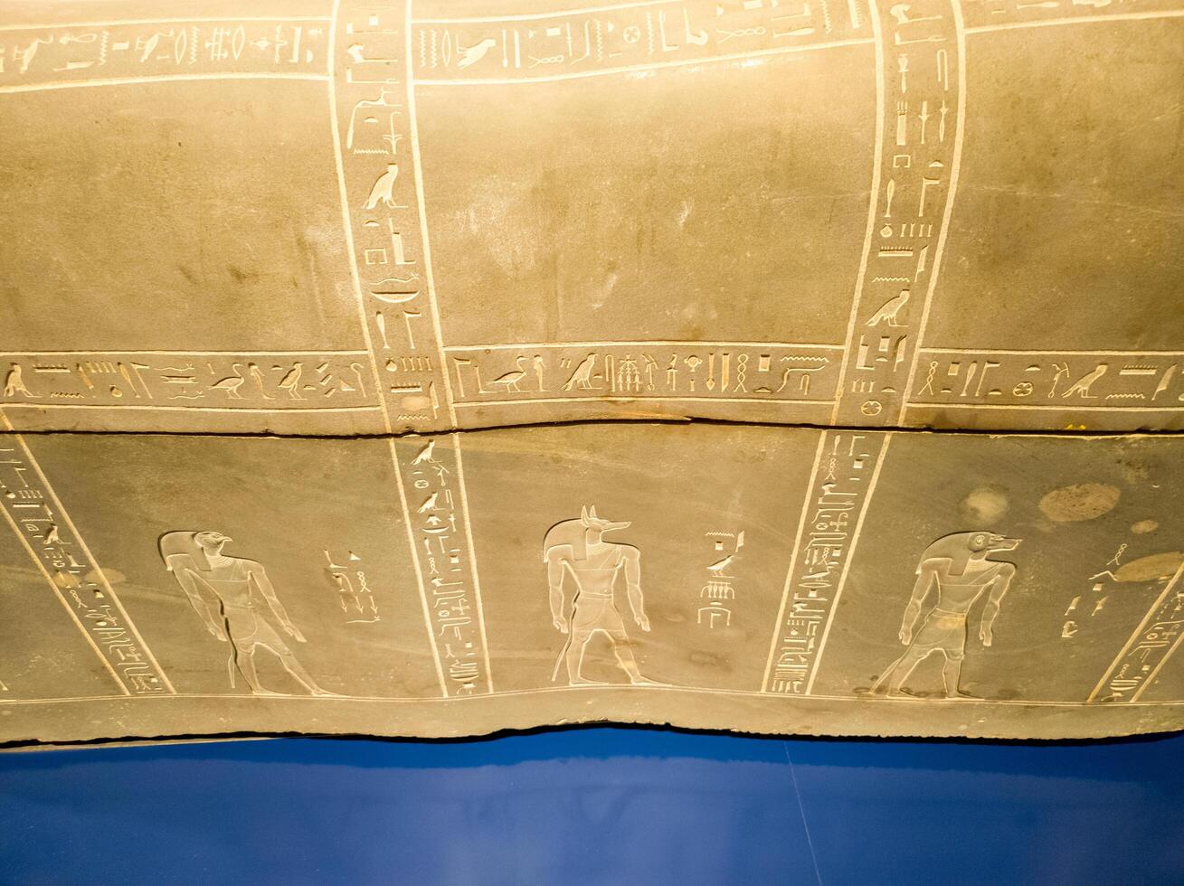 19.10.24 Giza, Egypt Largest Archaeological Exhibition in GEM Grand Egyptian Museum in Giza Egypt photo