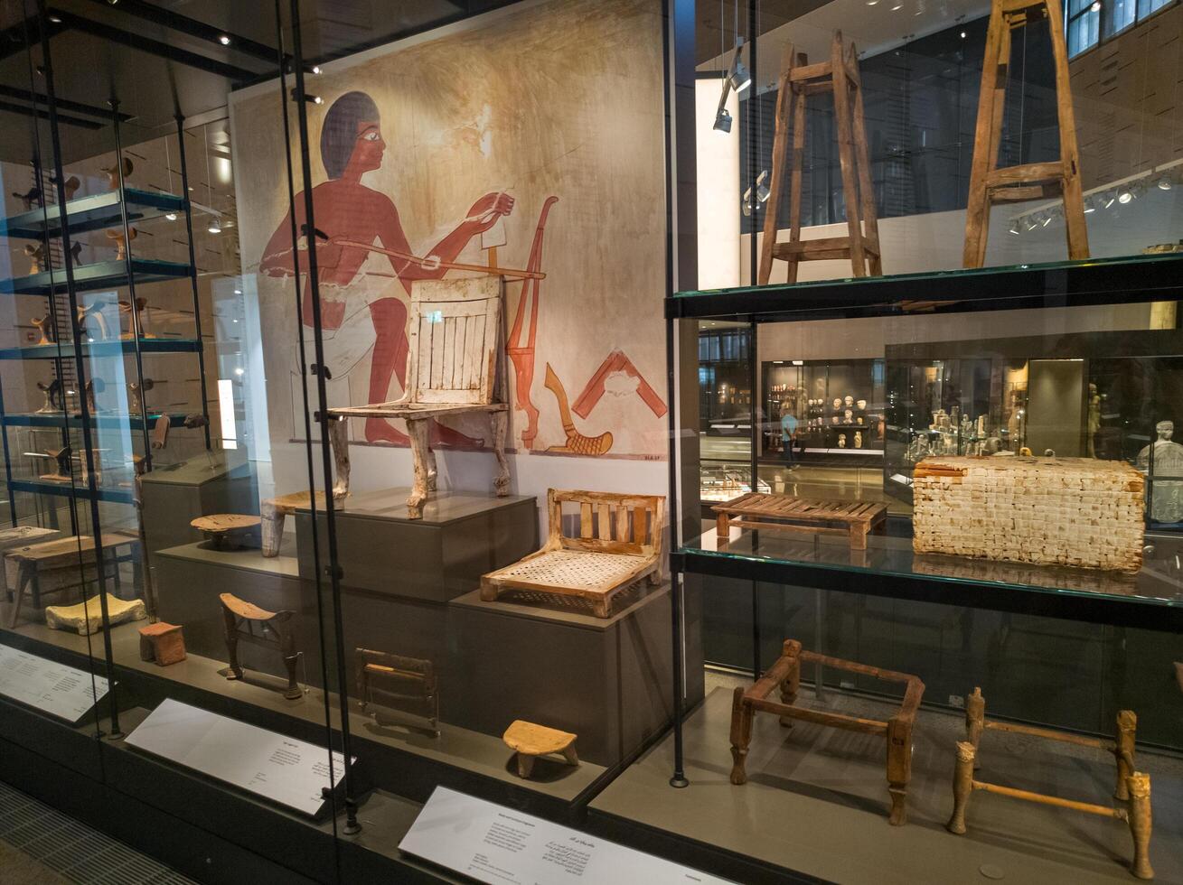 19.10.24 Giza, Egypt Largest Archaeological Exhibition in GEM Grand Egyptian Museum in Giza Egypt photo