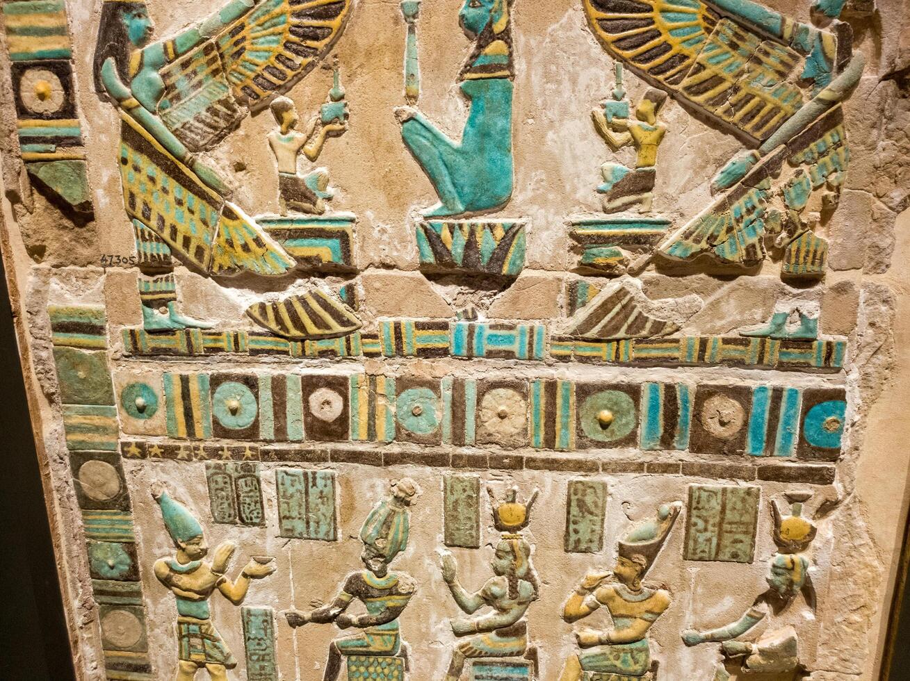 19.10.24 Giza, Egypt Largest Archaeological Exhibition in GEM Grand Egyptian Museum in Giza Egypt photo