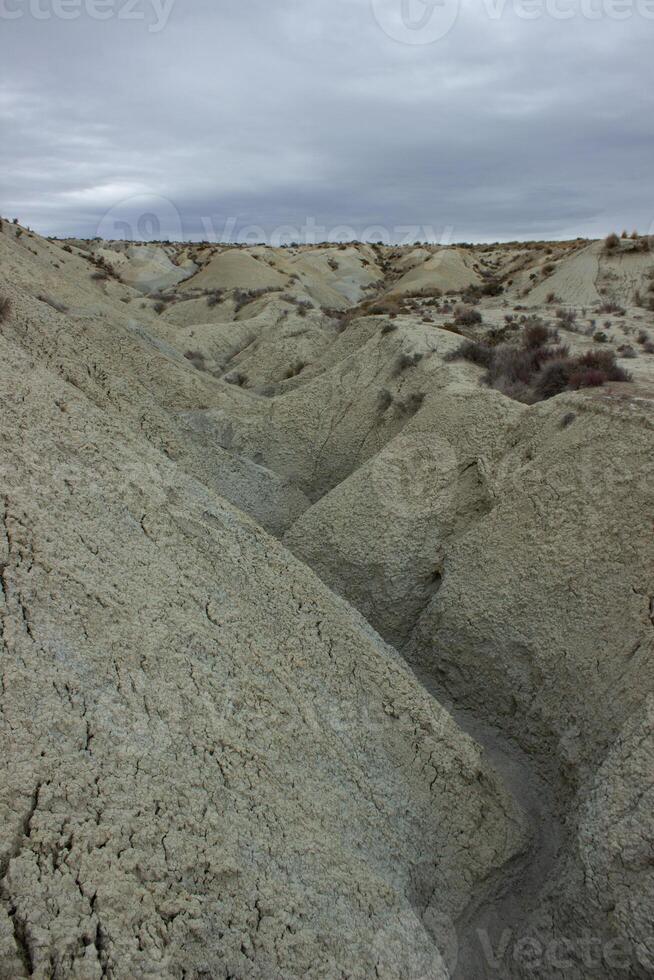 View of the Abanilla desert or Mahoya Desert in Murcia, Spain photo