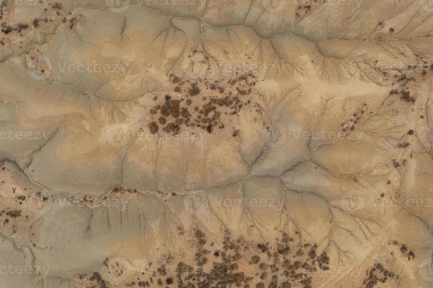 Aerial view of the Abanilla desert or Mahoya Desert in Murcia, Spain photo