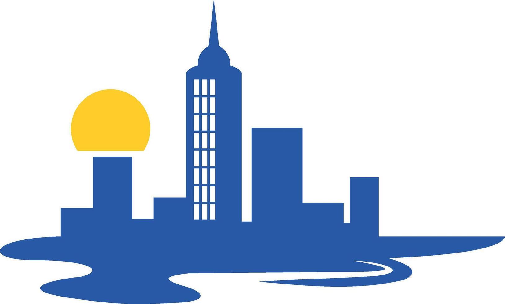 New york city skyline vector