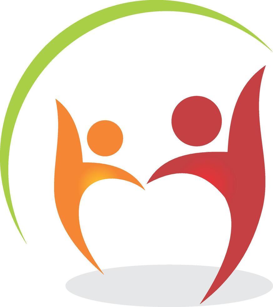 The logo for the family health center vector