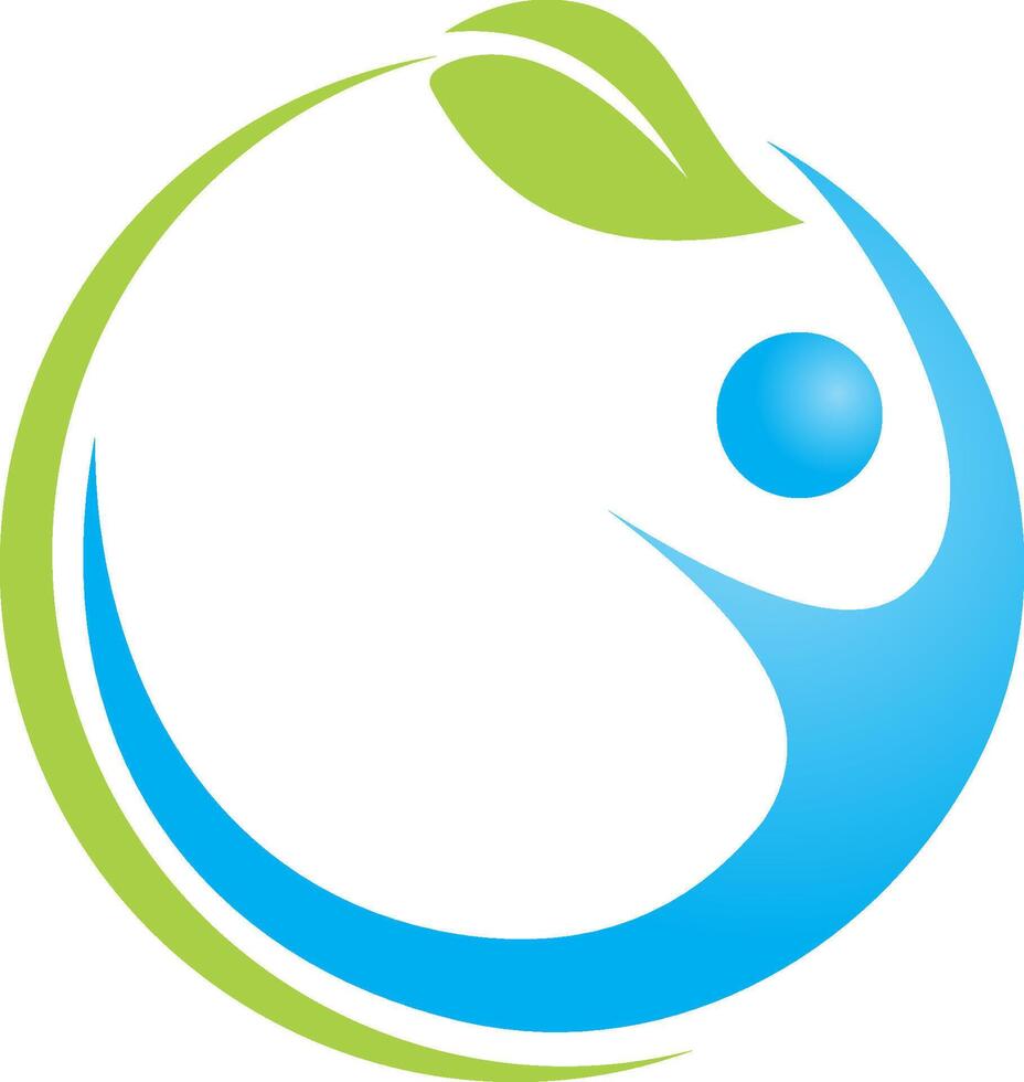 The logo for the health and wellness center vector