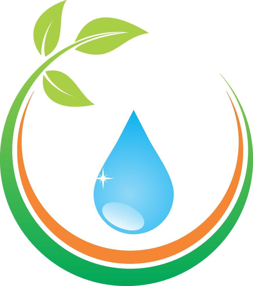 The logo for water and air vector