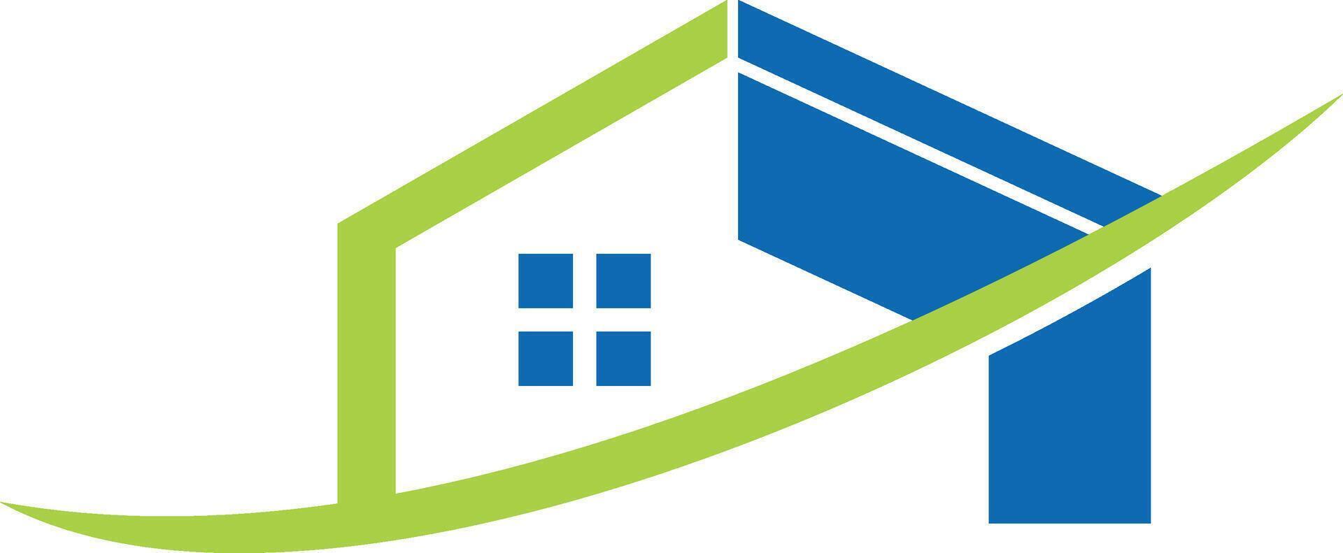 The logo for the home improvement company vector
