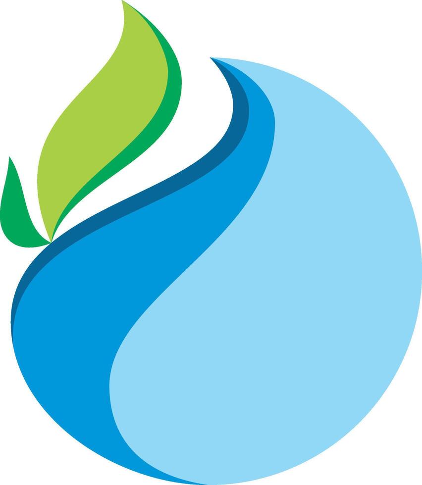The logo for the water and air quality association vector