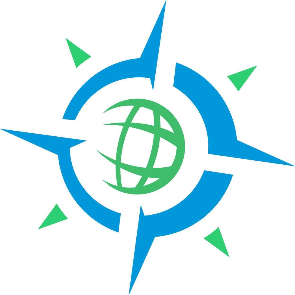 The logo for the global business network vector
