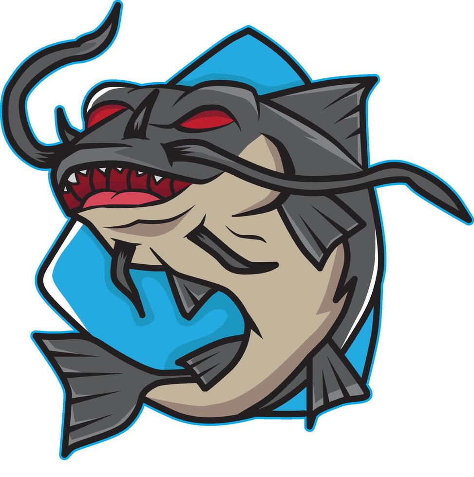 Logo Catfish for your Community vector