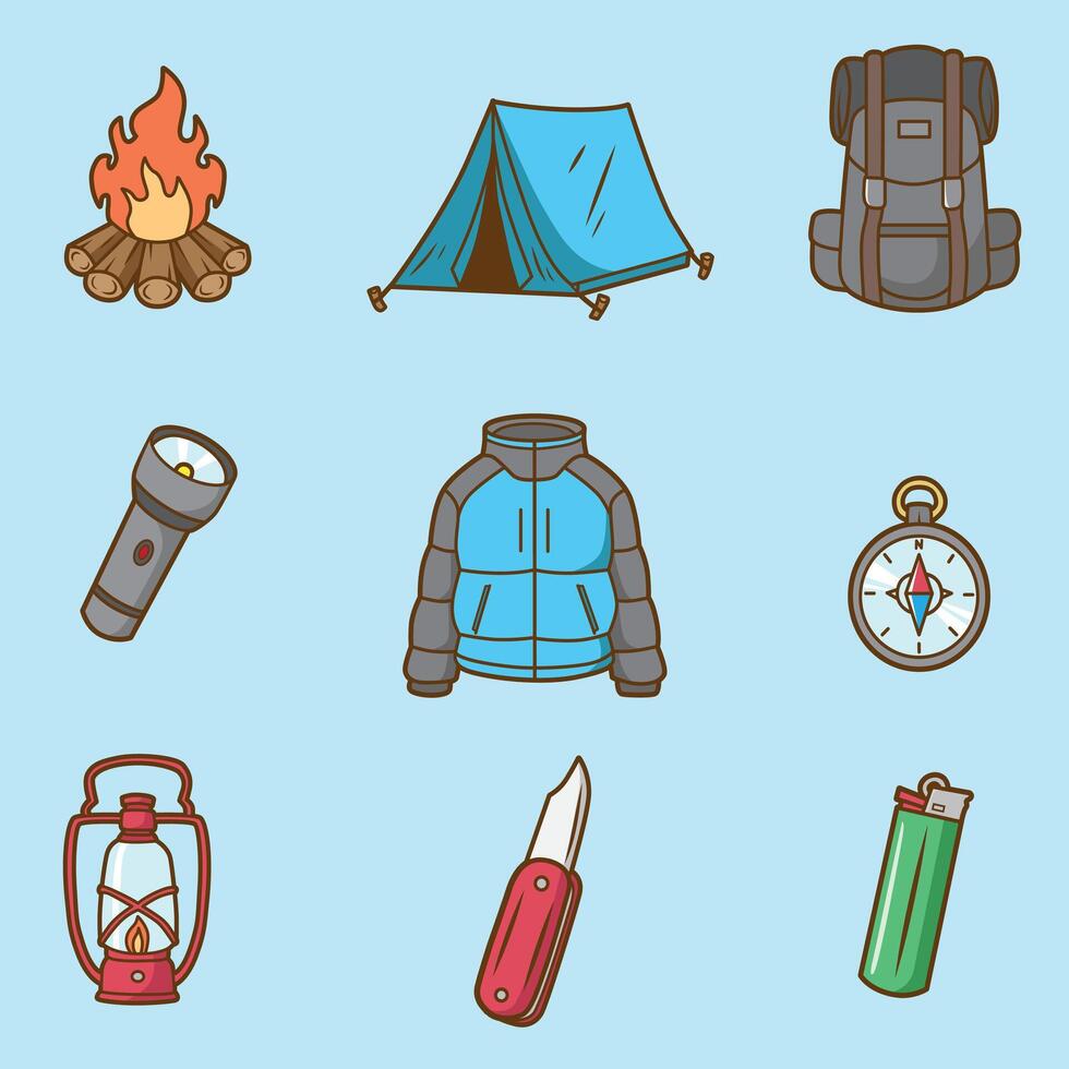 Asset Outdoor for your design and your business vector