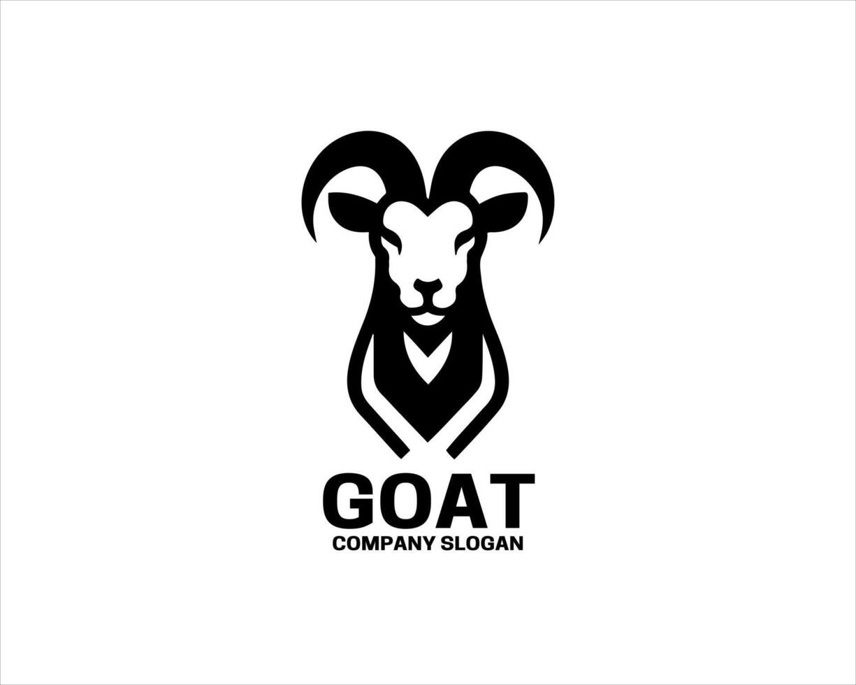 Goat logo design vector
