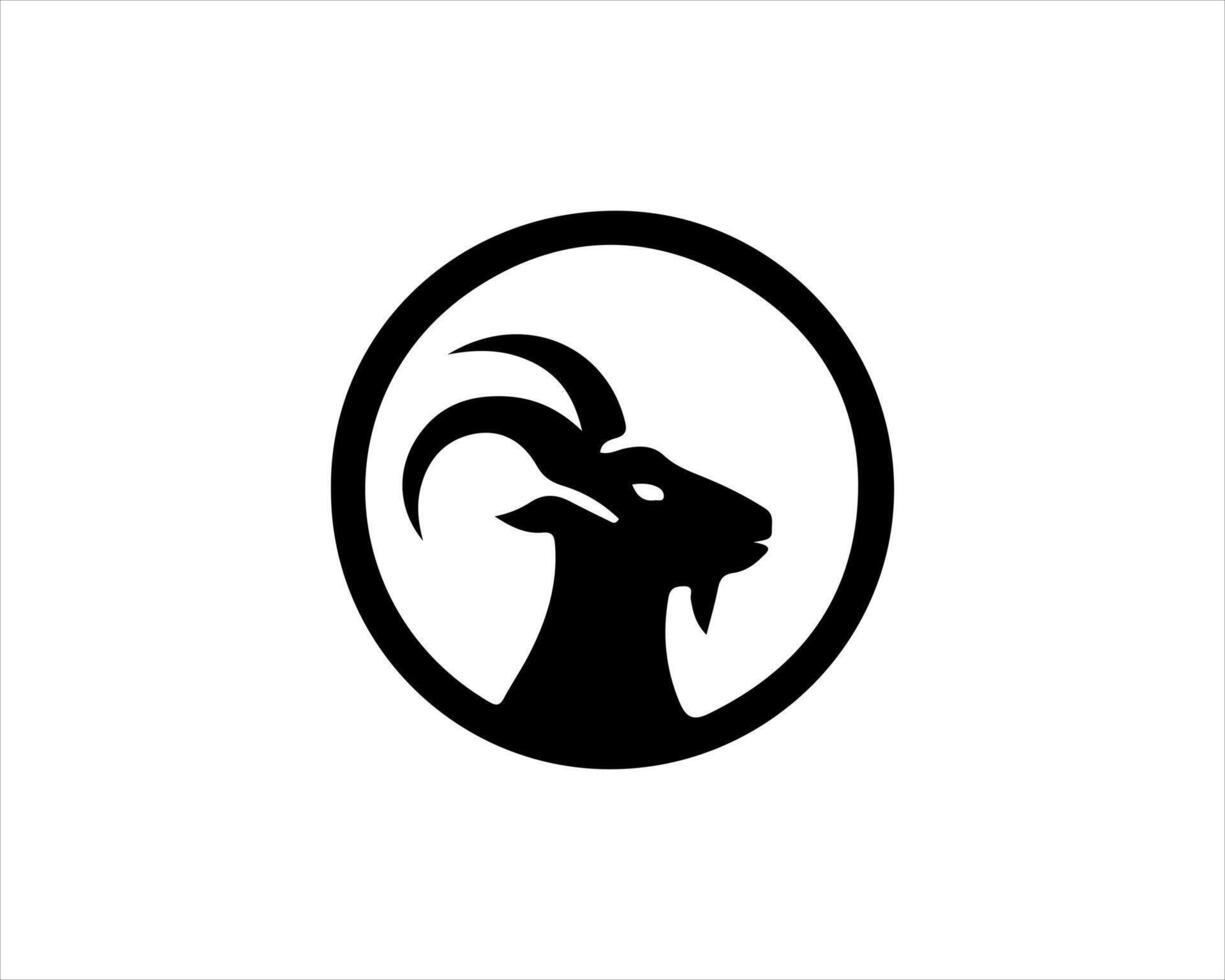 Goat logo design, illustration, icon, icon vector